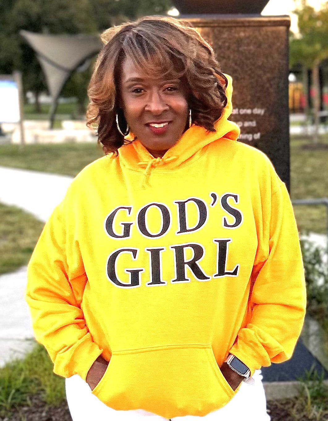 God's Girl Hoodie (Gold)