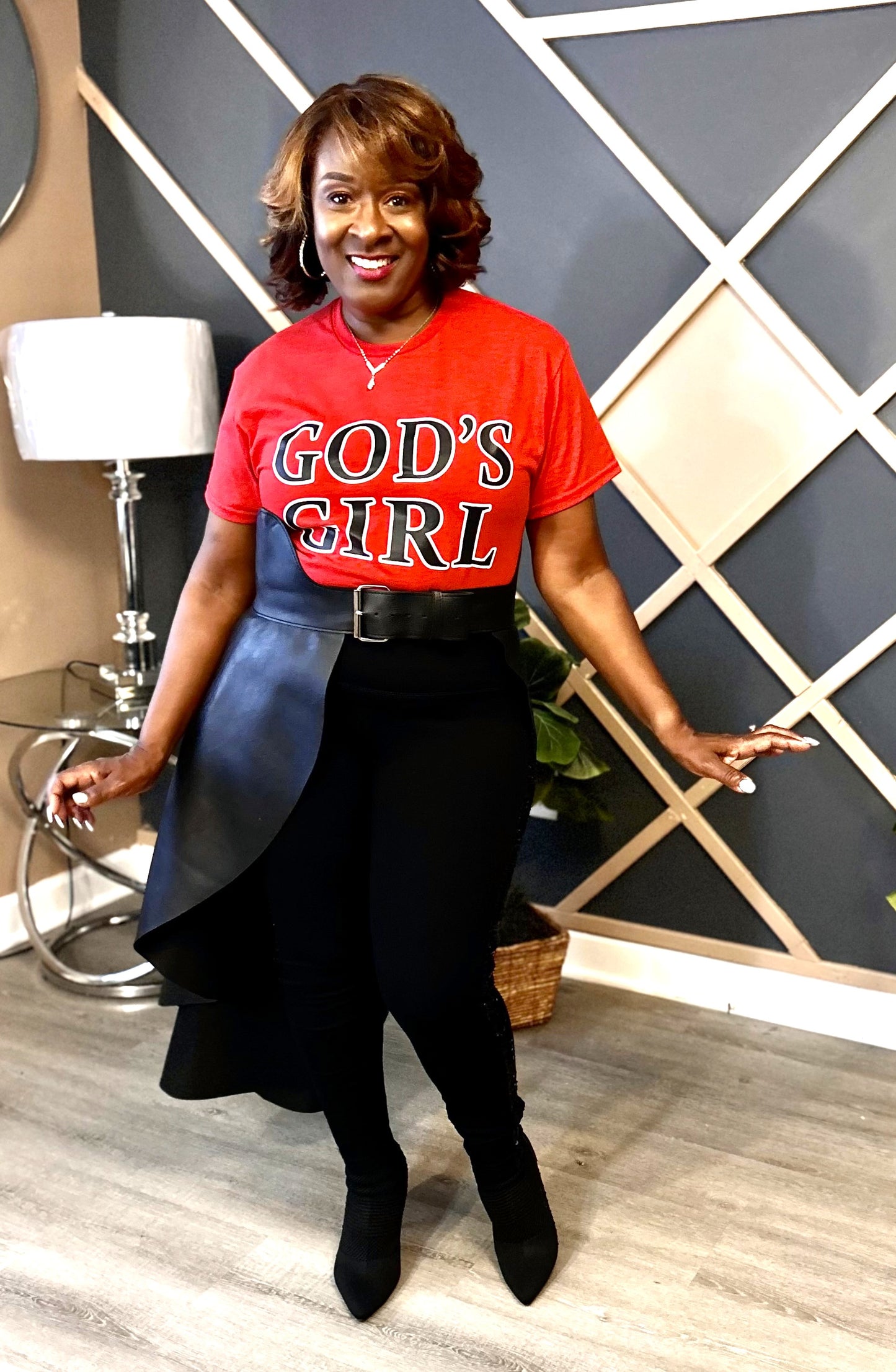 God's Girl Tee (Red)