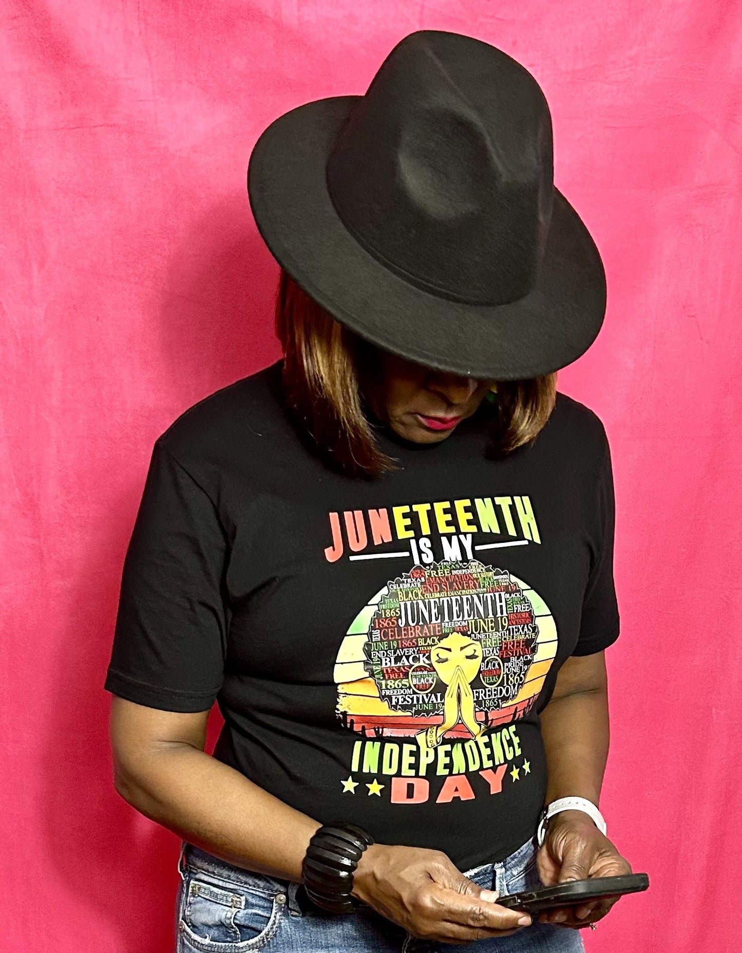 Afro Queen Juneteenth Tee