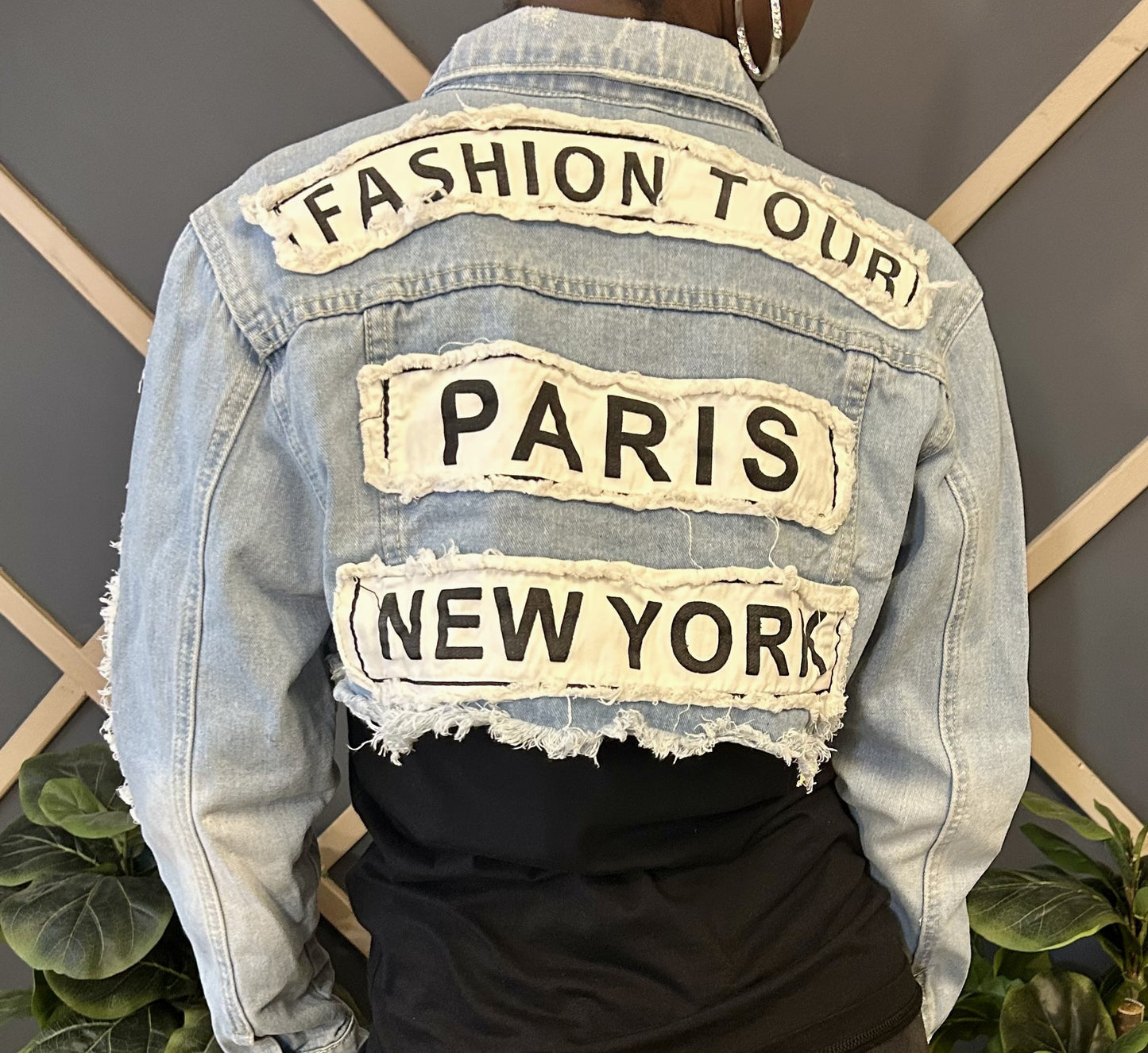 Around The Way Girl Crop Jean Jacket