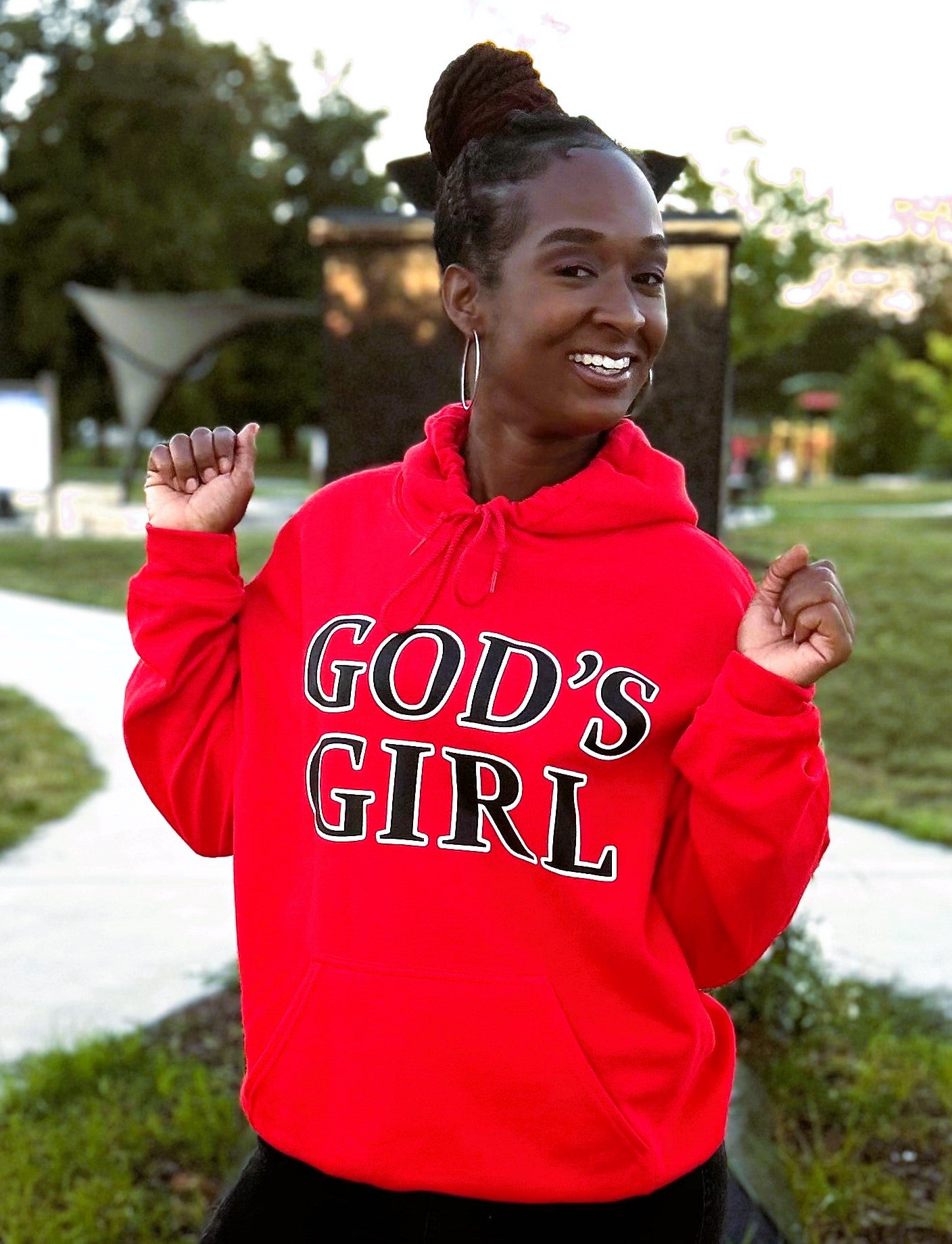 God's Girl Hoodie (Red)