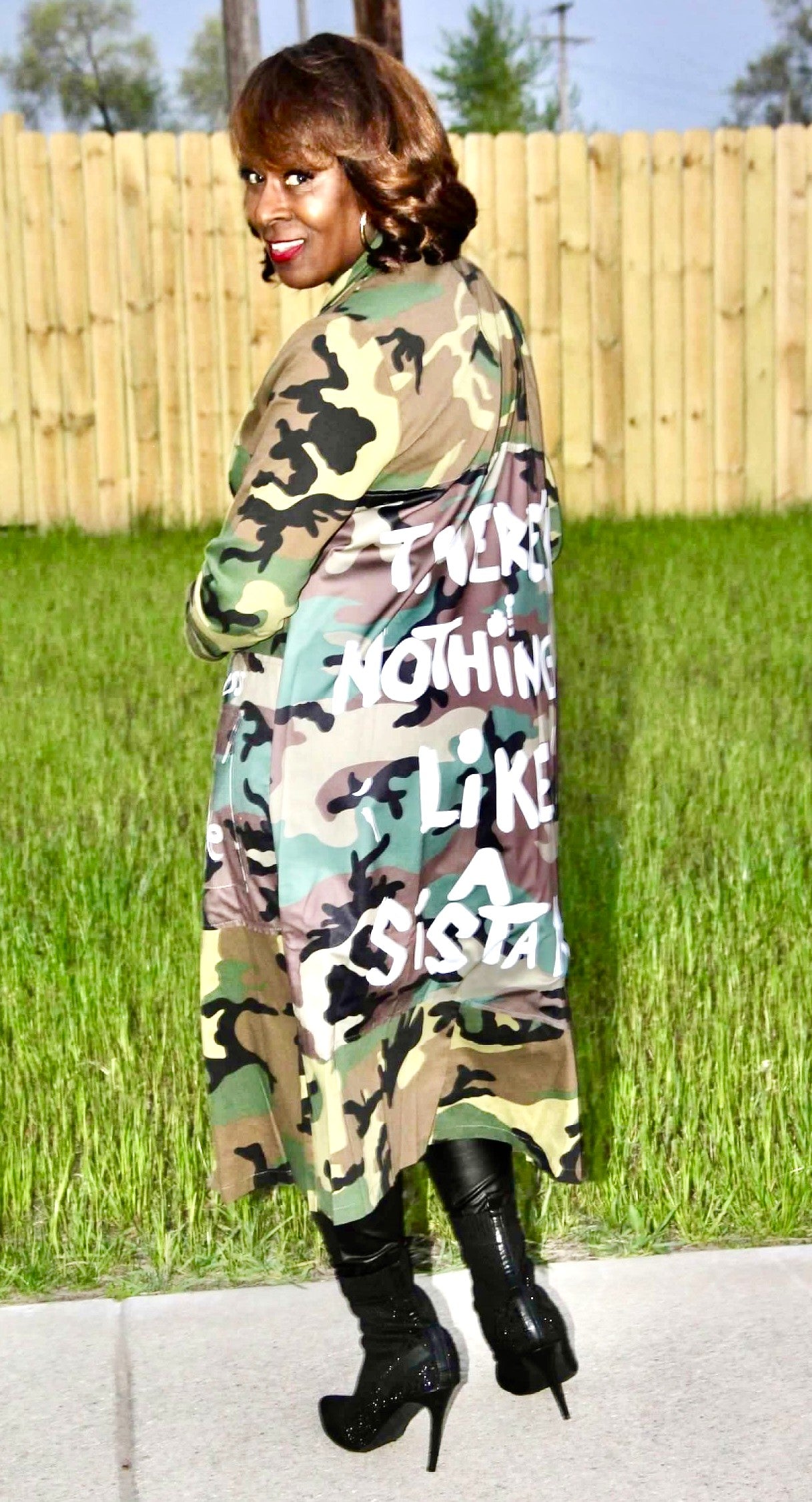 Sistah Girl Camo Duster