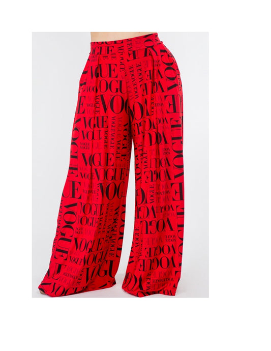 Ms. Vogue Palozzo Pants (PLUS)